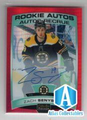 2019-20 OPC PLATINUM ROOKIE RC AUTOGRAPH AUTO RED /50 ZACH SENYSHYN